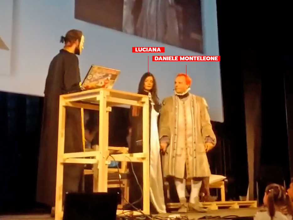 Imagini de la nunta Lucianei cu Daniele Monteleone