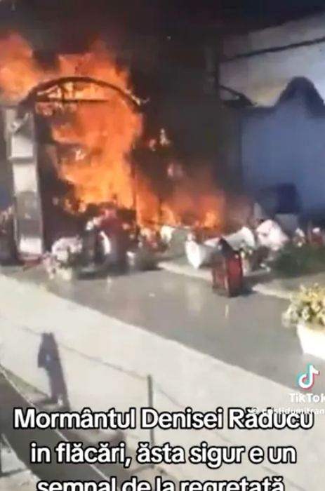 Misterul focului de la mormântul Denisei Manelista a fost elucidat! Ce sumă uriașă a cheltuit familia pentru refacerea locului de veci