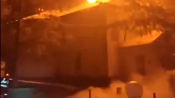 Incendiu masiv în Teleorman! O biserică a luat foc: „Intervenția a durat aproximativ cinci ore”