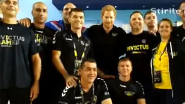Surpriză pentru militarii români care participă la Jocurile Invictus. Prinţul Harry i-a vizitat la antrenament şi...