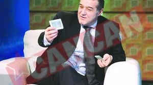 Gigi Becali joaca tabinet pe bani!