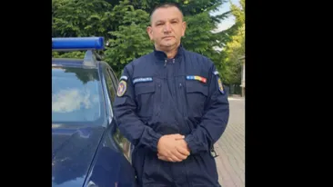 El este polițistul-erou care a salvat trei oameni dintr-un autoturism cuprins de flăcări! Marian se afla în timpul liber, dar a intervenit imediat