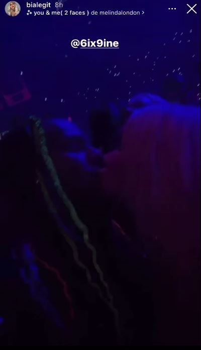 Bia Khalifa, sărut pasional cu artistul 6ix9ine / Sursă foto: Instagram