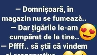 Bancul începutului de săptămână | Fumatul interzis