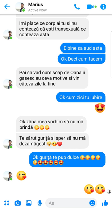 ”Discuțiile” intime 
dintre Marius Elisei și transsexualul Delia Rexha