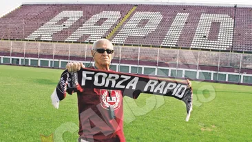 In 1923 s-a nascut un mit... Nea Chivu! Merge in toate deplasarile Rapidului la 88 de ani!