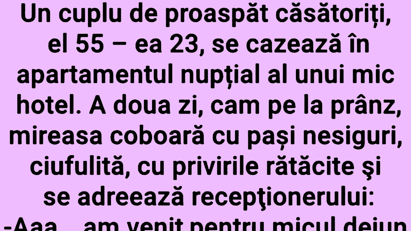 BANCUL ZILEI | Lună de miere cu.. finalizare