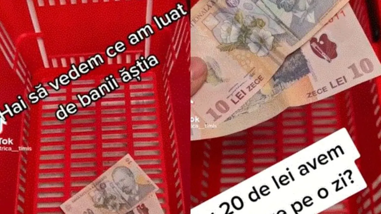 Imaginea care a întristat o ţară întreagă! Ce alimente şi-a putut cumpăra un tânăr de la noi cu 20 de lei: Când mă gândesc că pâinea era 2 lei înainte...