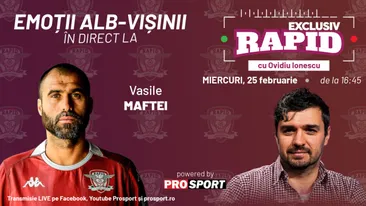 EXCLUSIV RAPID - înainte de meciurile cu Slobozia și Craiova