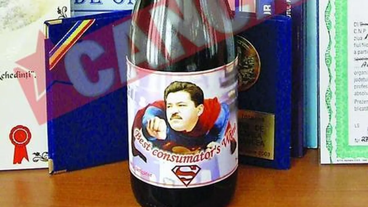 Seful OPC Vrancea, pe sticla de sampanie