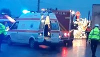 Accident cumplit pe DN6! Două TIR-uri s-au ciocnit violent, iar unul dintre șoferi a rămas încarcerat