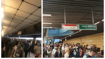 Încă un incident la metrou. Bucureștenii s-au trezit în aglomerație după o defecțiune tehnică la un tren