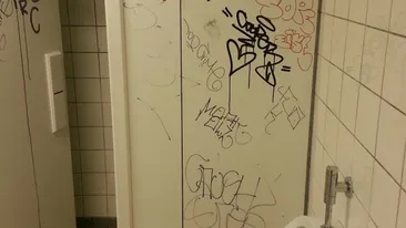 A trimis un SMS la un număr de pe peretele unui WC. Nu vă imaginați ce a urmat