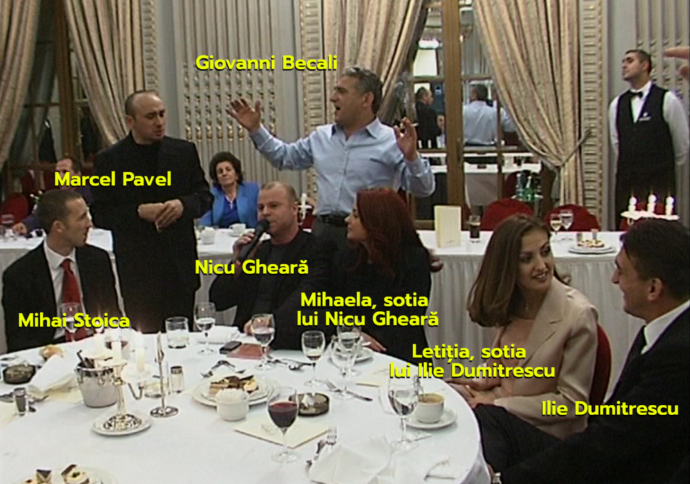 Masă calificată la botezul fiicei lui Gică Popescu (SURSA FOTO: CANCAN.RO)