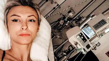 Andreea Bălan, hărțuită pe patul de spital