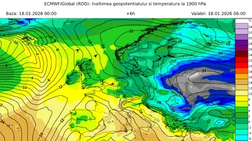 Fenomen meteo rar deasupra României! Ciocnirea acestor doi „coloși” va duce la înăsprirea gerului și ninsori abundente: zonele vizate