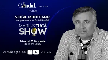 Marius Tucă Show începe miercuri, 15 februarie, de la ora 20.00, live pe gândul.ro