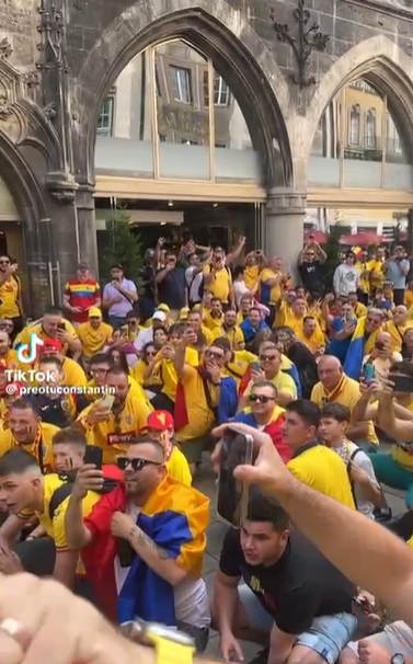 Suporterii Echipei Naționale / Foto: Captură Video TikTok