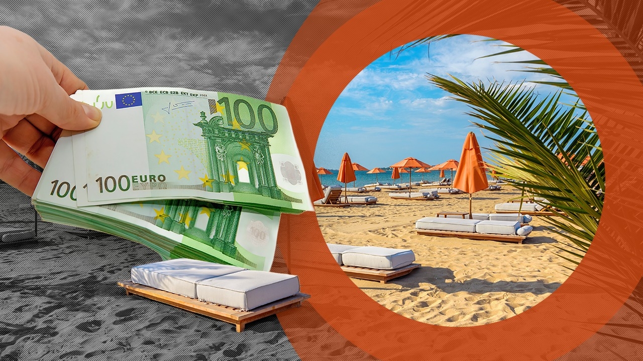 Câți euro trebuie să plătești pentru două șezlonguri și o umbrelă în Nisipurile de Aur. Turiștii au rămas fără cuvinte
