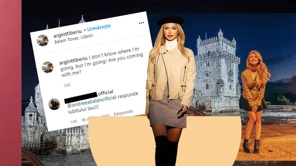 Dovada că Andreea Bălan e plecată în vacanță cu noul iubit. Ce mesaj “cifrat” a primit cântăreața în Lisabona