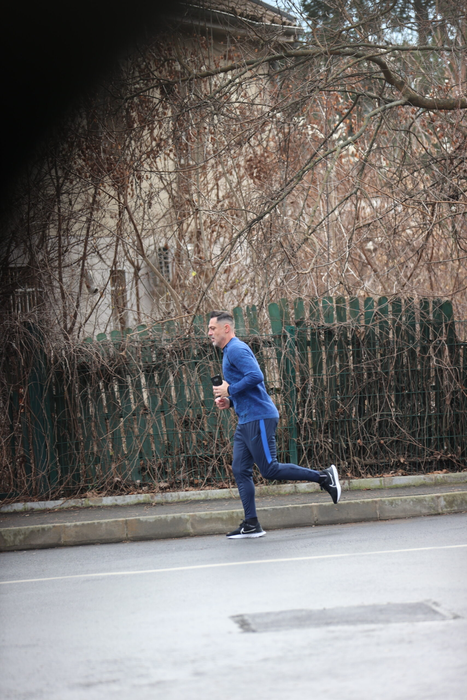 Mirel Rădoi, la jogging