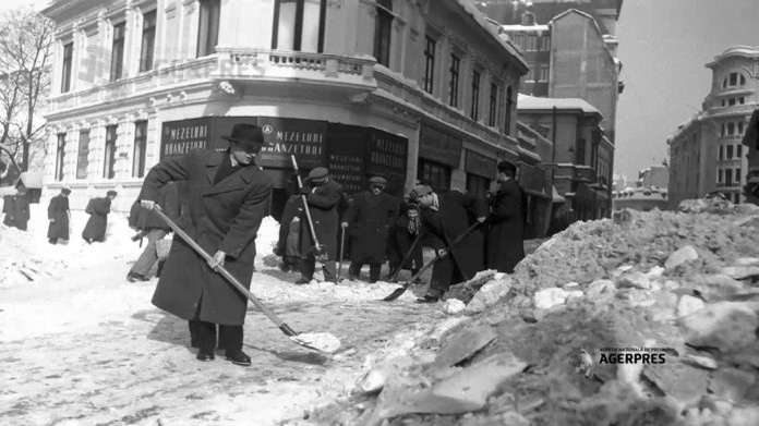 Cel mai mare viscol din istoria României. Zăpada a avut câţiva metri în Capitală