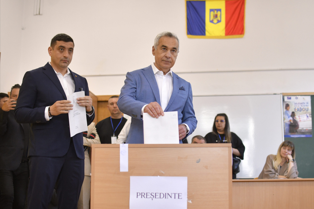George Simion și Călin Georgescu, împreună la vot! Primele declarații: ”Să facem dreptate pentru România”