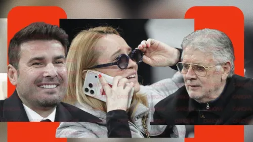 Andreea Esca, Adrian Mutu și Gino Iorgulescu, în mijlocul suporterilor tricolori. Vedetele au invadat stadionul la meciul România - Turcia