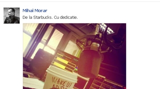 Mihai Morar vrea sa o impresioneze pe Inna! I-a "cumparat" o cafea in aceasta dimineata! Vezi ce mesaj i-a transmis!