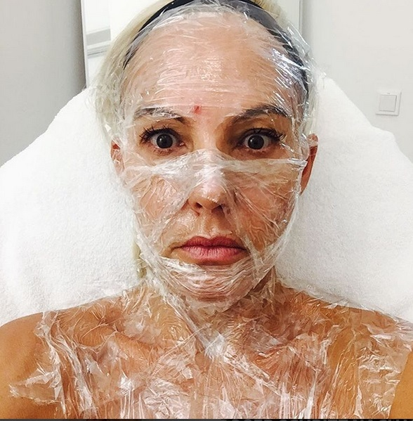 Natascha Ochsenknecht, tratament facial
