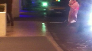 Andreea Marin a rupt-o la fuga in fata unul hotel si putin a lipsit sa-i sara sanii din rochie! Vezi ce i-a provocat reactia asta!