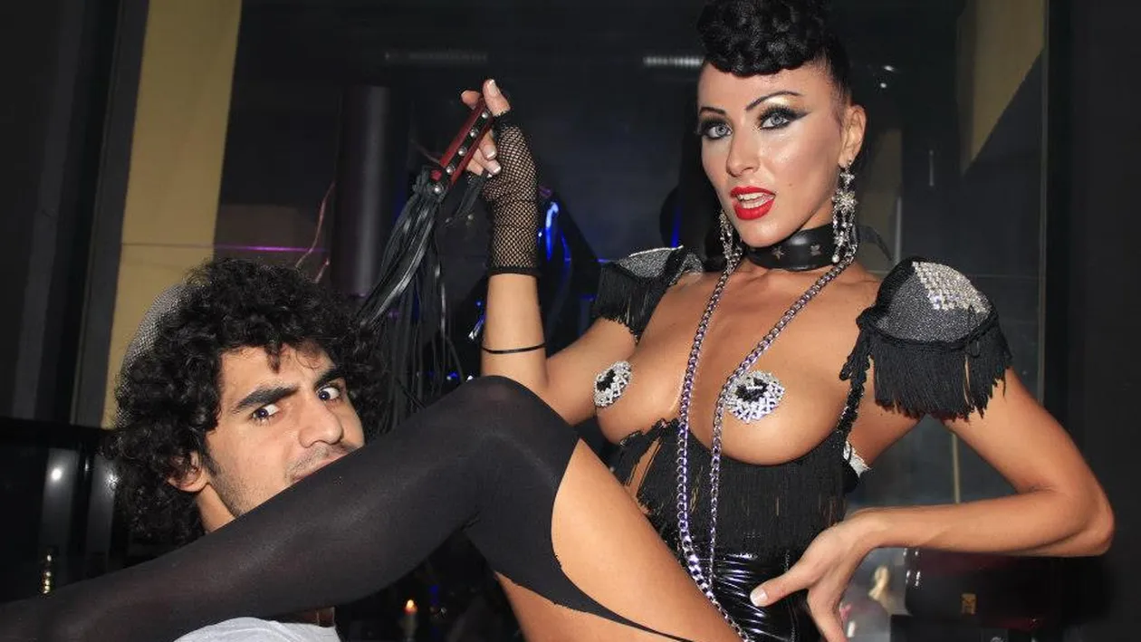 Fostul concurent de la Vocea si-a bagat capul intre picioarele unui brunete. Marian Vasilescu s-a dat in stamba in club!