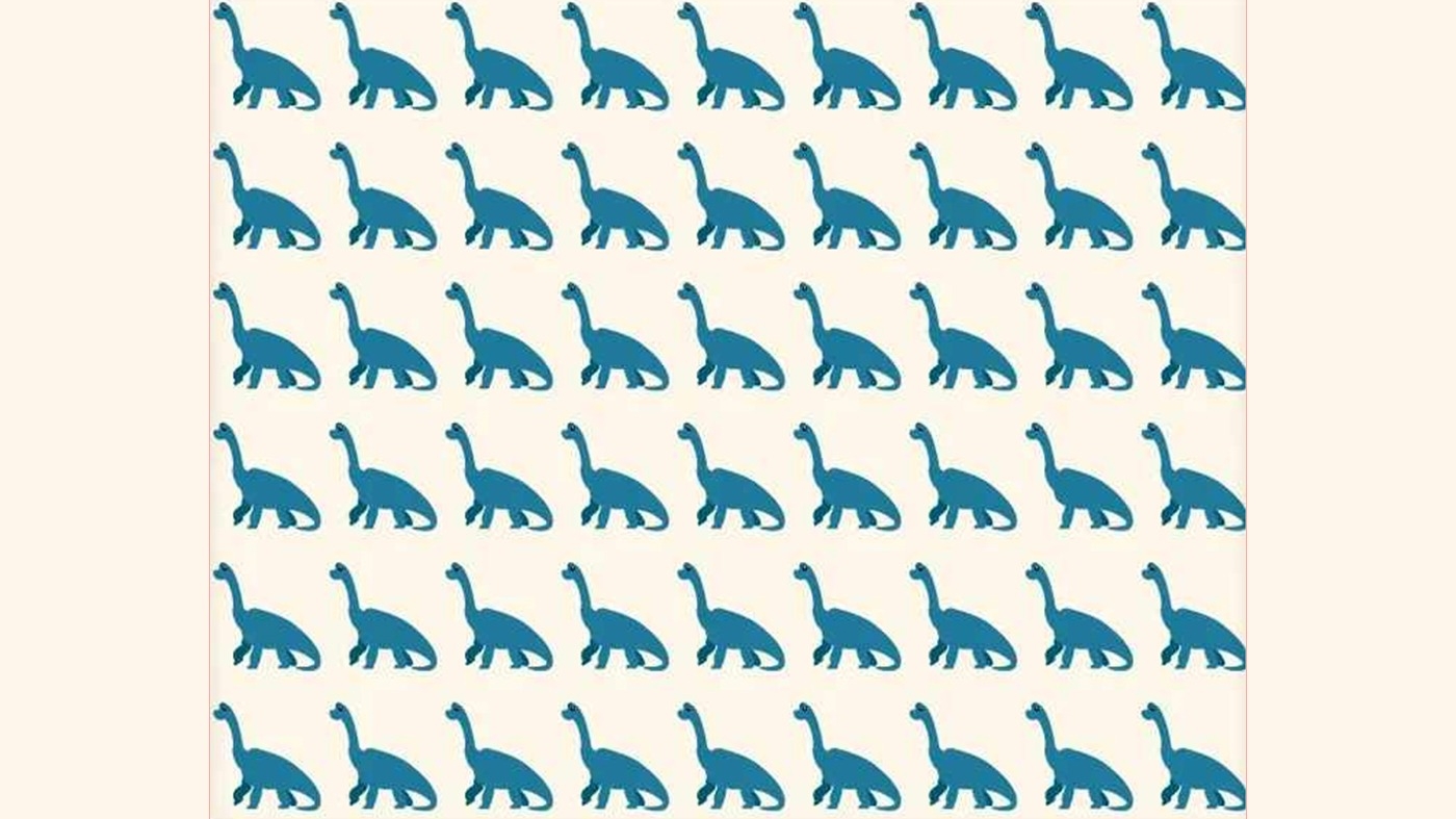 TEST IQ | Identificați singurul dinozaur diferit de toți ceilalți!