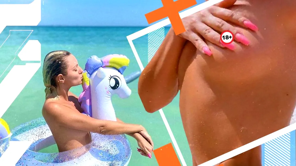 Alexandra Stan, show erotic pe plajă. A renunțat la sutien și…