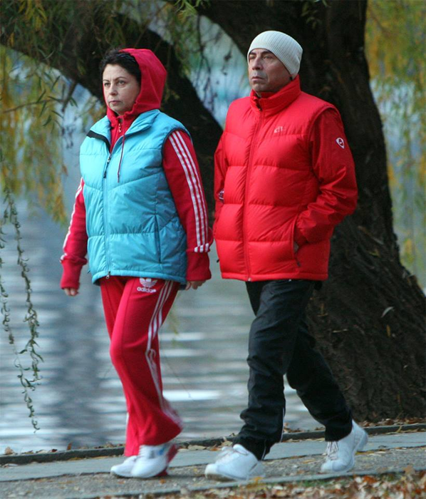 Vasile Turcu şi soţia sa, Elena