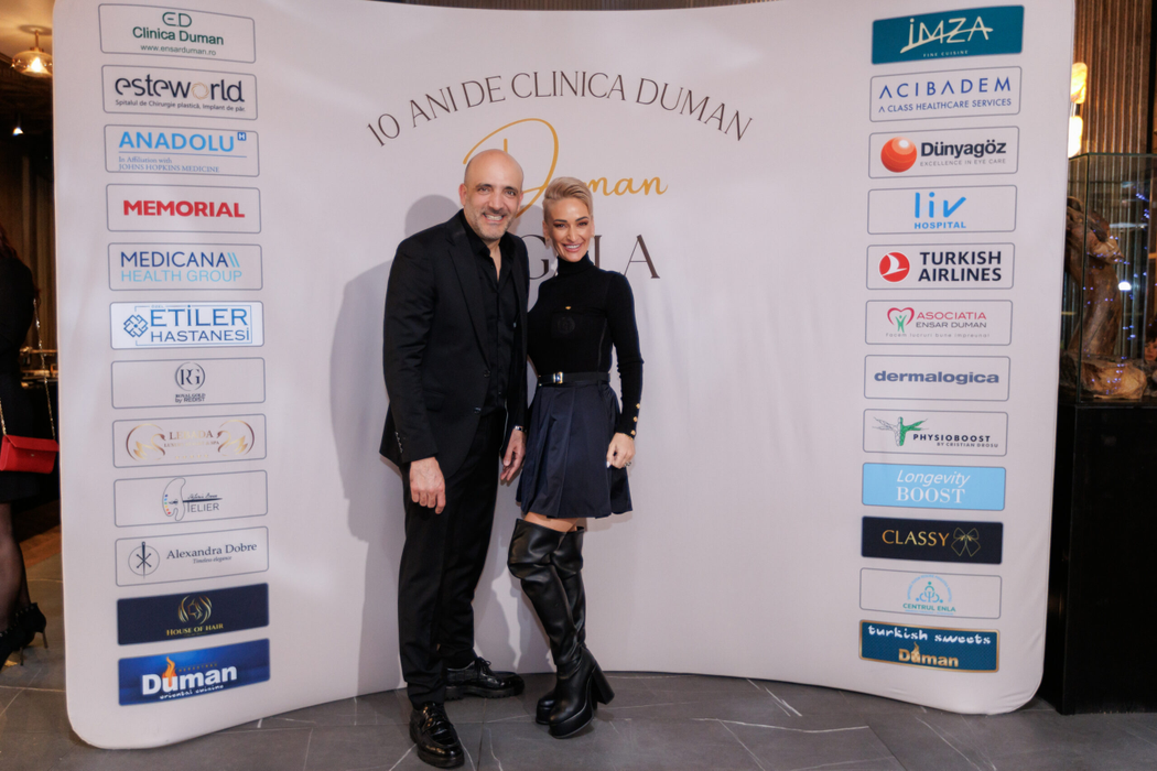 Clinica Duman a sărbătorit 10 ani de excelență medicală printr-o Gală cu 300 de invitați și o licitație caritabilă unde s-au strâns 20.000 de euro