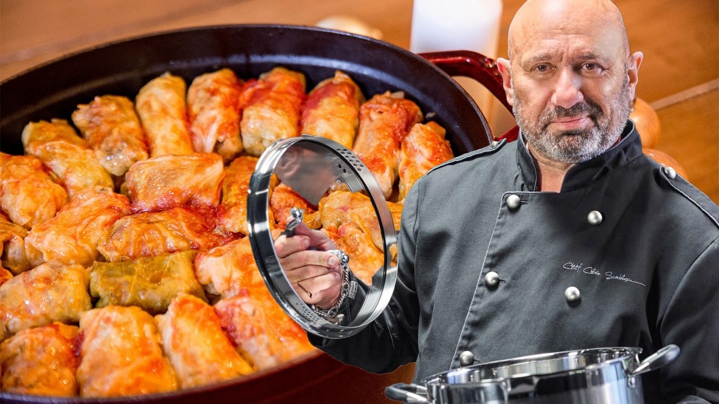 Câți lei costă să comanzi acasă o oală cu 27 de sarmale din restaurantul lui Cătălin Scărlătescu. Prețul te va surprinde!