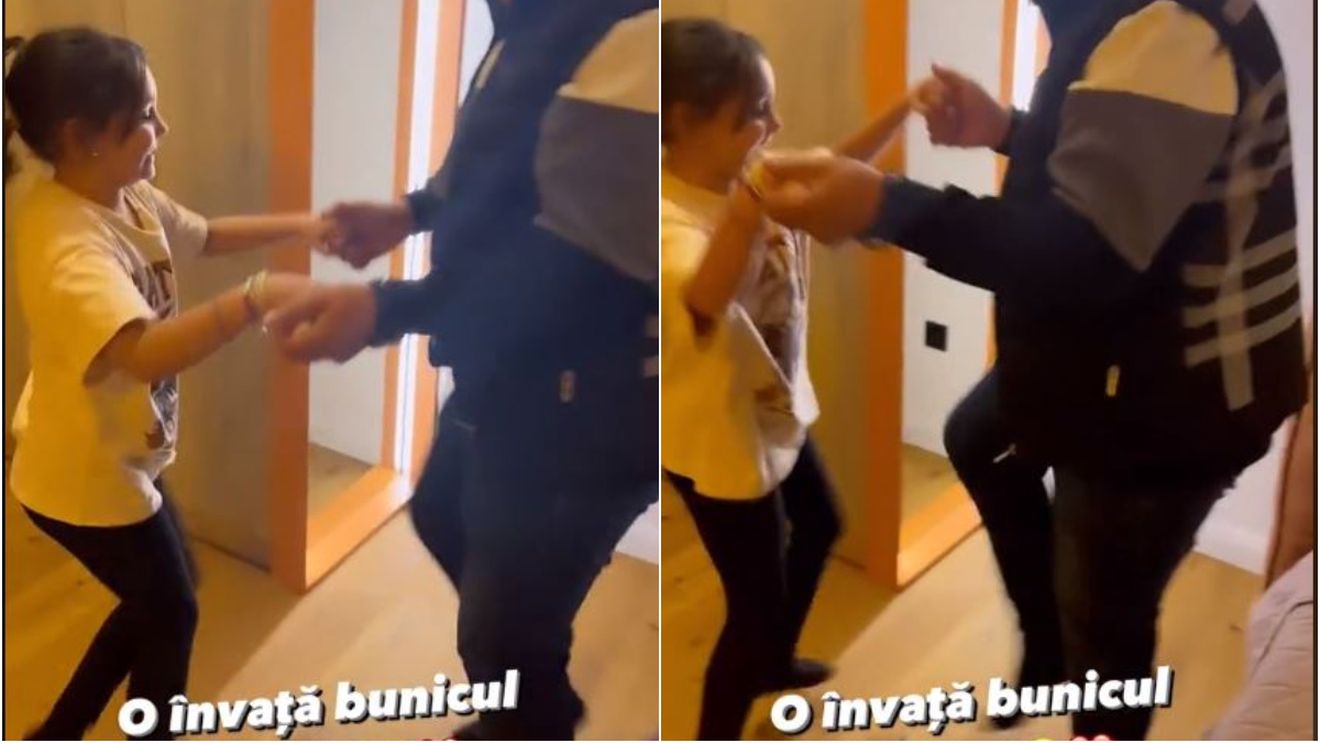 Fata cuplului Andra și Cătălin Măruță nu și-a menajat bunicul. Tatăl cântăreței a devenit instructor de dans pentru Eva