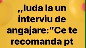 BANCUL ZILEI | Iuda, la un interviu de angajare