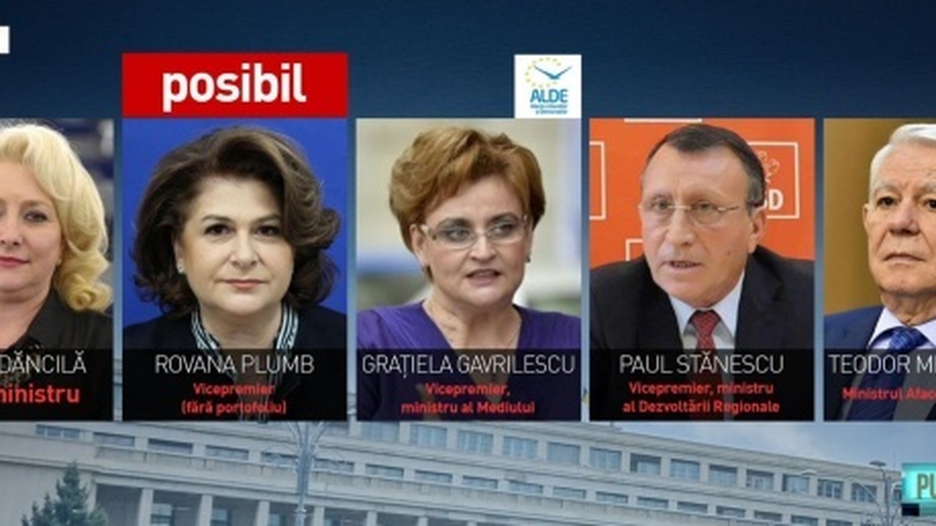 Iată noua listă a Guvernului condus de Viorica Dăncilă. ”Surprizele” noilor miniştri!