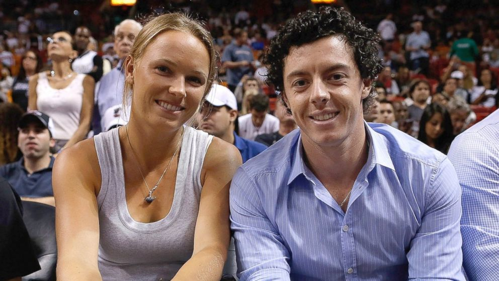 Wozniacki si fostul iubit, Rory McIlroy
