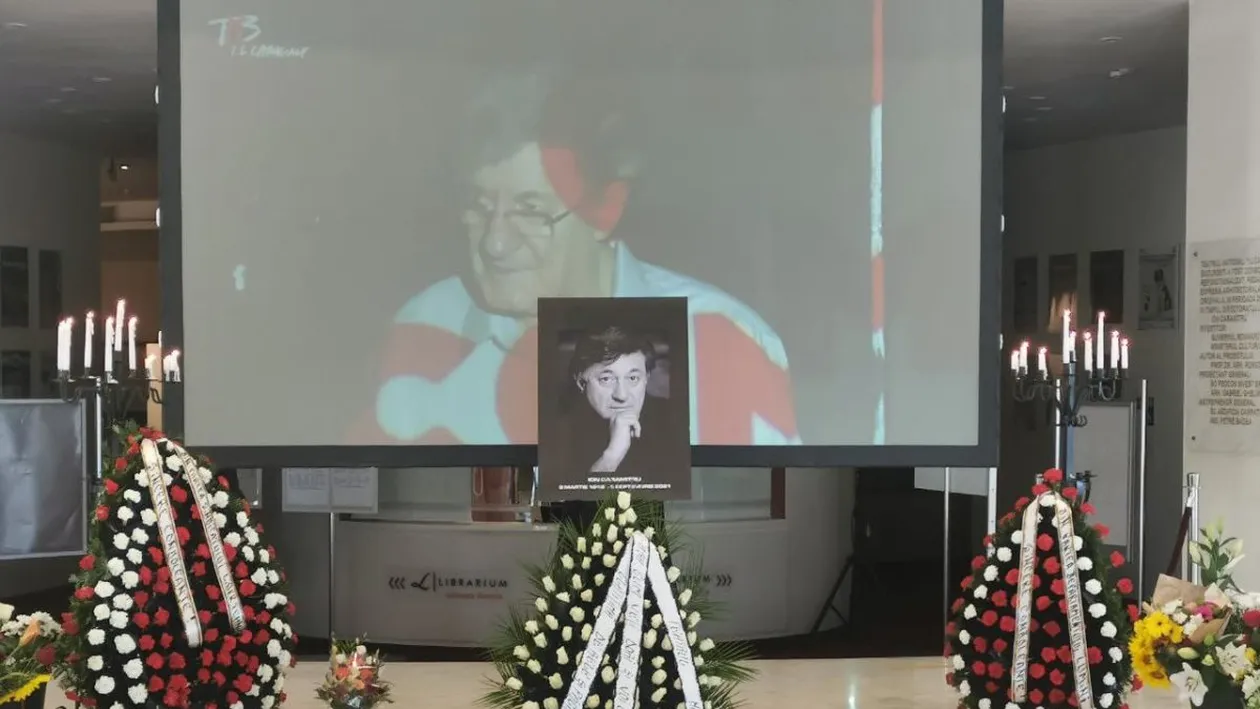 Ultimul omagiu adus marelui actor Ion Caramitru. Ce se întâmplă în aceste momente acolo unde este depus