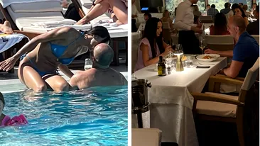Jessie Baneș și-a sărbătorit ziua de naștere în piscină cu iubitul Andi Gușă. FOTO EXCLUSIV