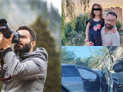 El este George, fotograful care a murit în accidentul din Gorj. O fetiță a rămas orfană