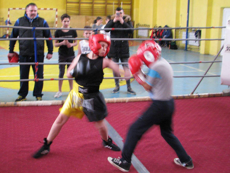 Ionuţ este o adevărată fiară în ring