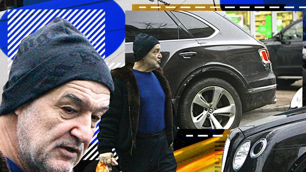 Gigi Becali și-a lovit Bentley-ul de 250.000 €. Avem imagini de ultimă oră cu mașina preferată a patronului FCSB