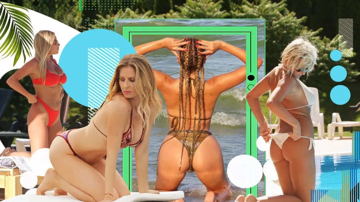 Top 30 sexy-vedete în genunchi la plajă. Pe ce locuri se clasează Emily Burghelea, Florentina Raiciu, Delia și Andreea Bănică