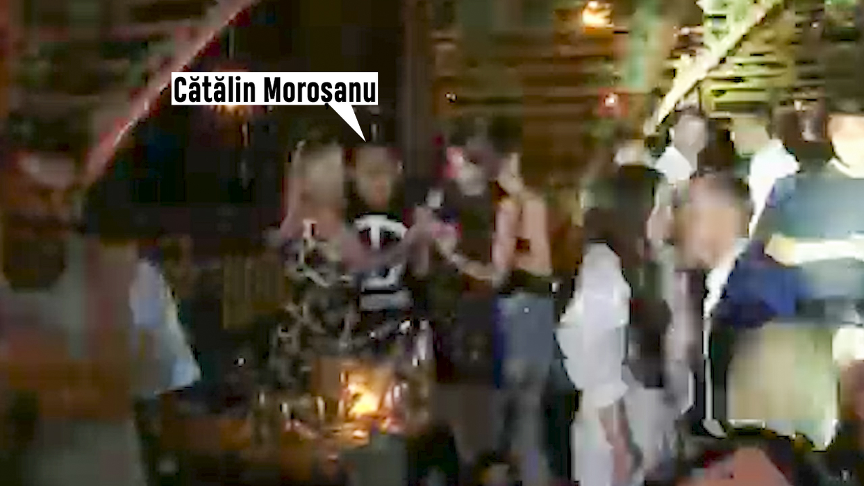 Cătălin Moroșanu a petrecut la NUBA cu Tania și Natalia, două basarabence super-sexy
