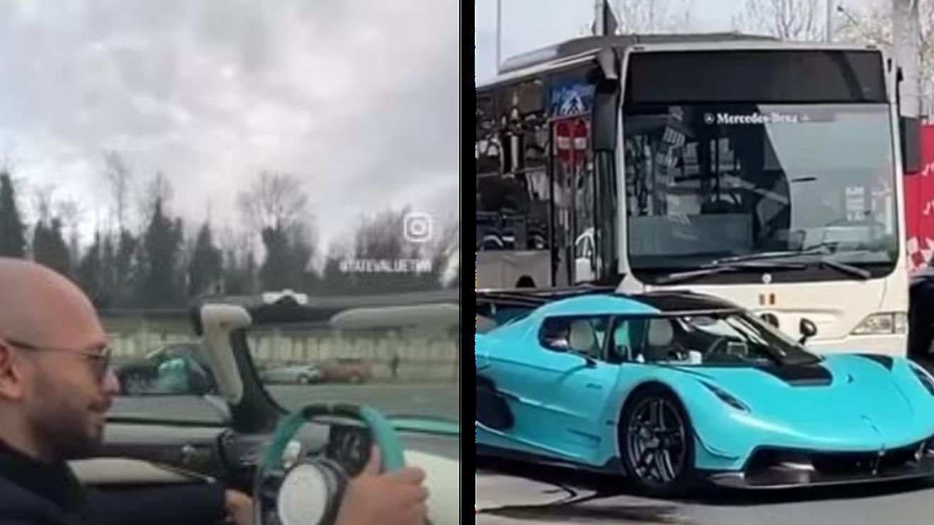 Bolidul de 5 milioane de euro al lui Andrew Tate, avariat! Reparația costă cât o vilă de lux