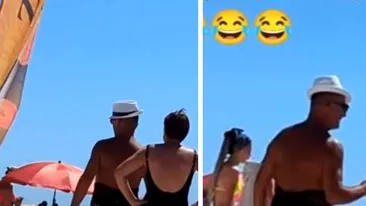 Unde sunt bărbaţii noştri curajoşi?. Cum a fost surprins un român pe litoralul românesc. A atras toate privirile!